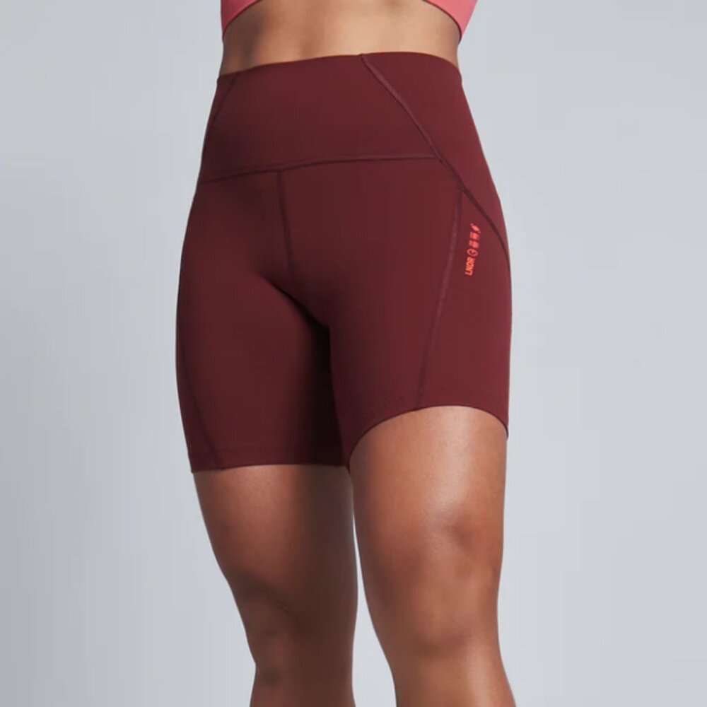 LNDR Rust Color 7.5" Length Bike Shorts